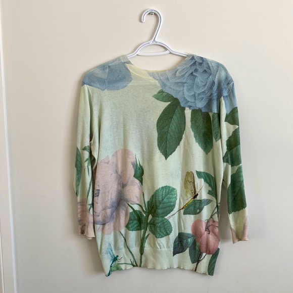 Ted Baker Floral Print Sweater - Picture 1 of 2